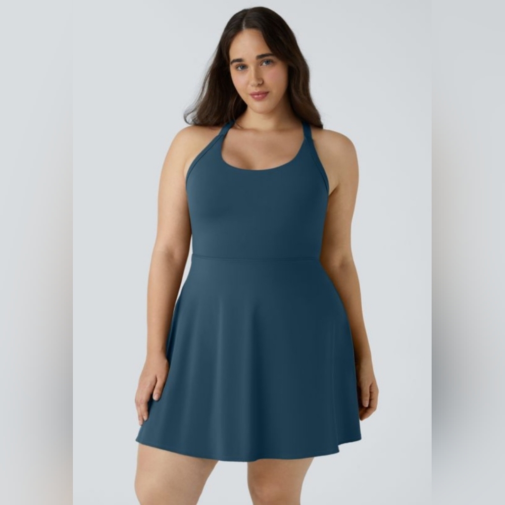Halara Green Halter Dress